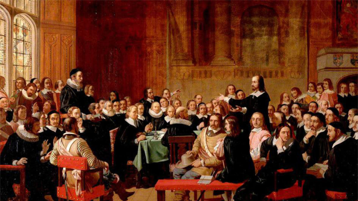 Painting Depicting the Westminster Assembly
